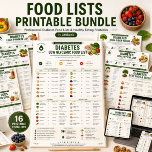 Lifebetic Home food lists e