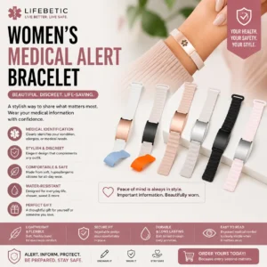 lifebetic women’s medical alert brace