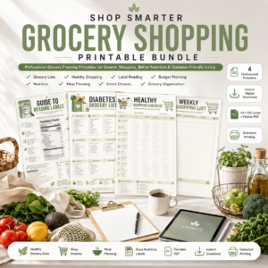Lifebetic Home pack d'imprimables pour les courses alimentaires en