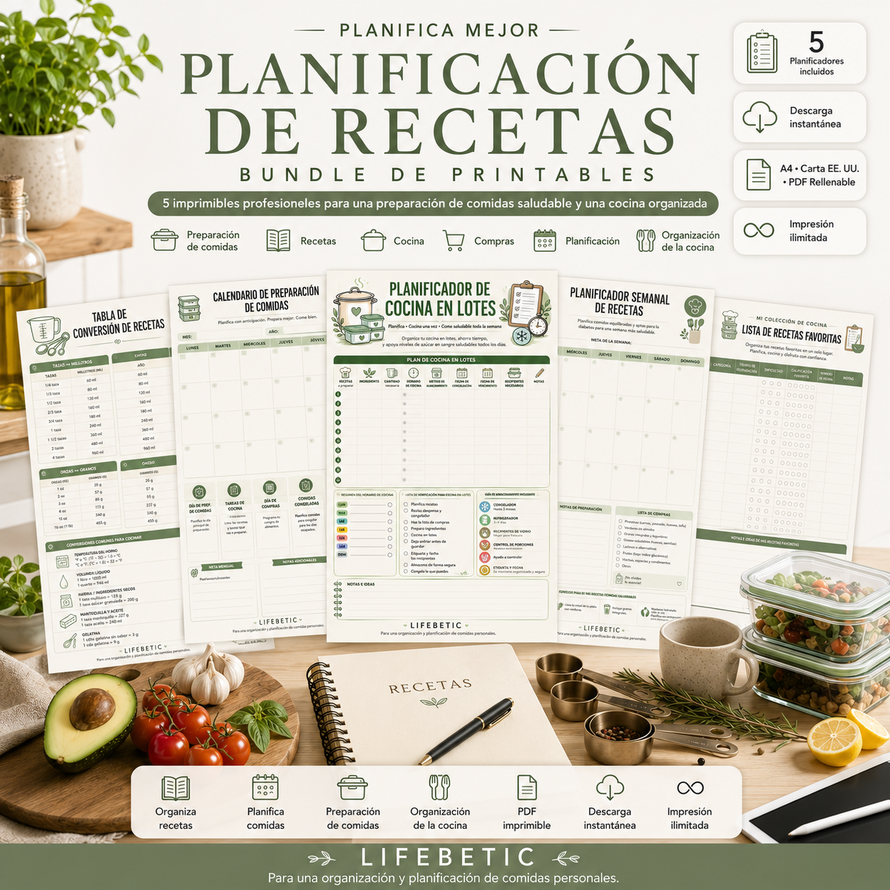 recipe planning printable bundle sp recipe planning printable bundle sp