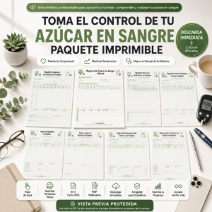take control of your blood sugar – printable bundle sp